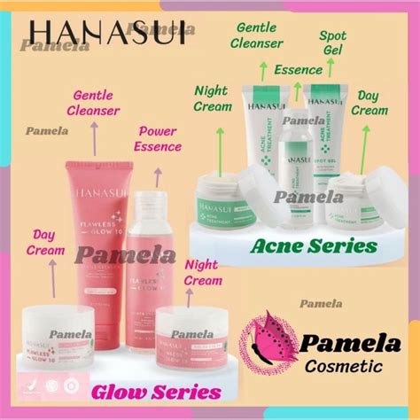 Jual PAMELA HANASUI Flawless Glow Series Dan Cream Acne Series Shopee