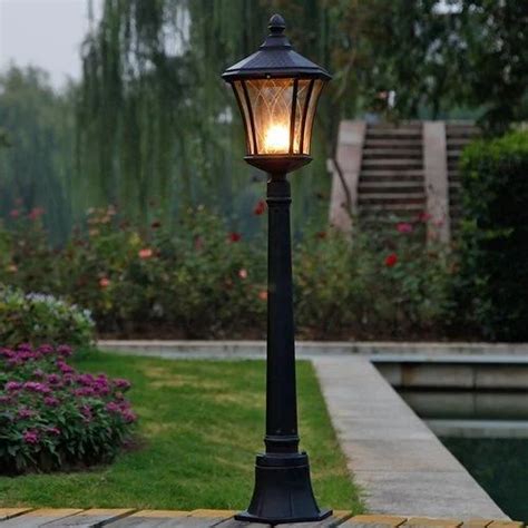 Iron Round Garden Light Pole For Garden Landscape Ip Rating Ip At