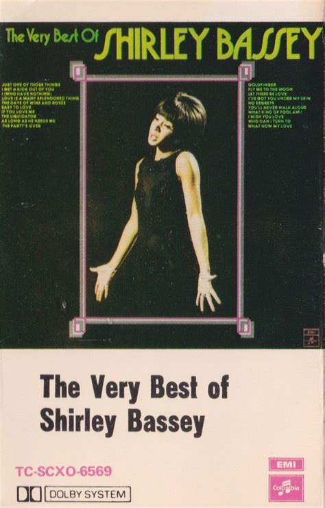 Shirley Bassey The Very Best Of Shirley Bassey Cassette Discogs