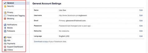 Facebook Account Settings - Free video and article tutorial