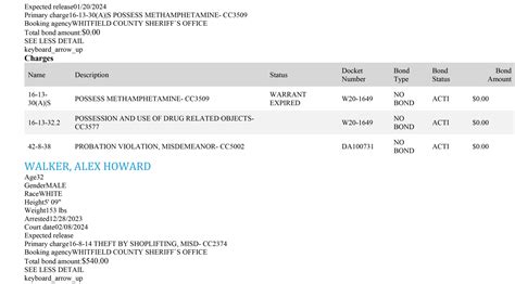 Whitfield County Sheriff’s Office Arrest Report 12/24 - 12/31/2023 - WhitfieldWhitfield