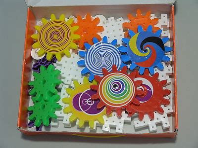 Quercetti Georello Kaleido Gears Piece Set Pieces