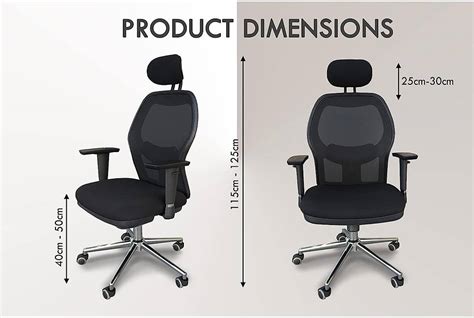 Mahmayi Ergonomic Adjustable Office Chair, Alloy Steel Material, Powder ...