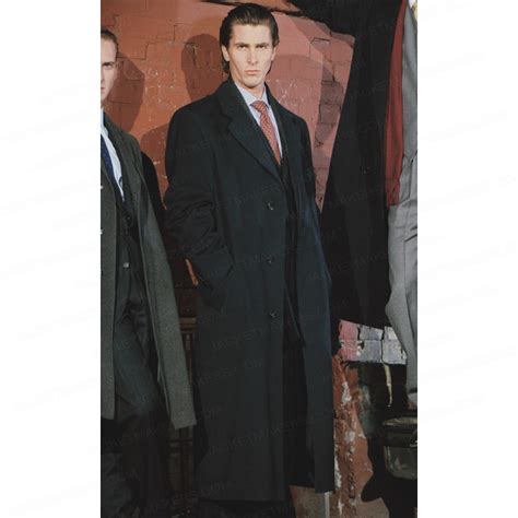 Christian Bale American Psycho Film Patrick Bateman Coat