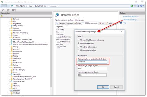 Configuring ASP NET And IIS Request Length For POST Data Rick Strahl