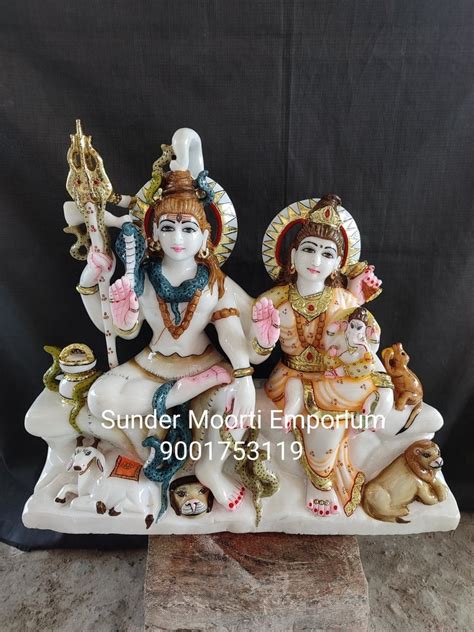 White Marble Shiv Parivar Statue At Rs 51000 Shiv Parivar Marble