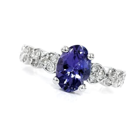 No Reserve Ct Blue Tanzanite F G Diamond Catawiki