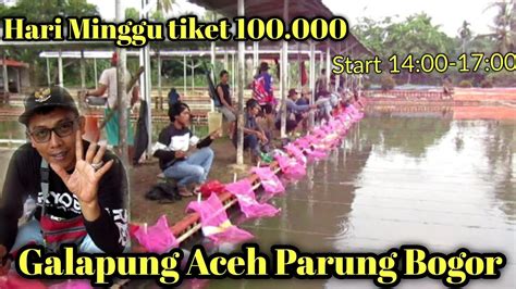 Pemancingan Aceh Parung Bogor Diserbu Angler Sekampung YouTube