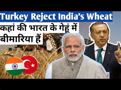 Why Turkey Rejects Indian Wheat I Turkey India