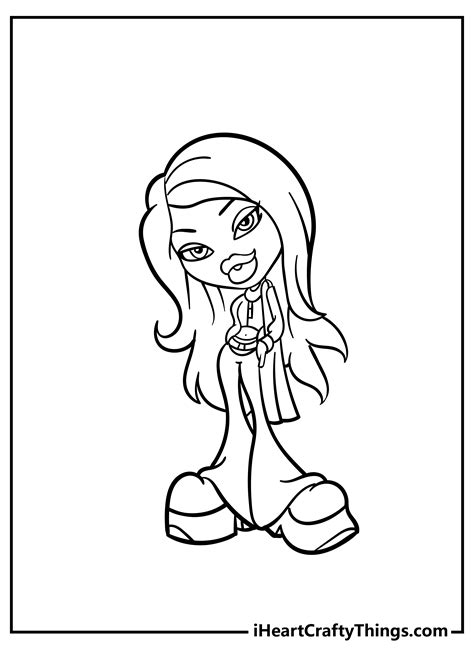 Bratz Coloring Pages For Kids Printable