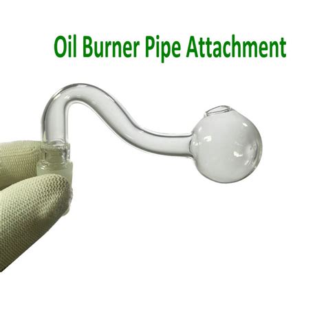 Clear Oil Burner Pipe Attachment