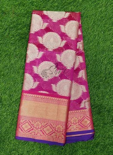 Beautiful Kora Cotton Saree with Kanchi Borders कर कटन सड Siri