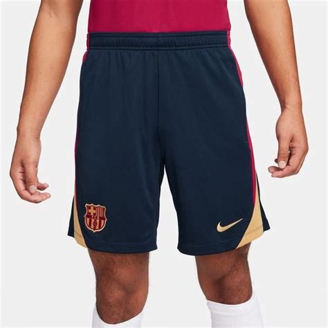 Fc Barcelone Short D Entra Nement Dri Fit Strike Bleu Fonc Bordeaux