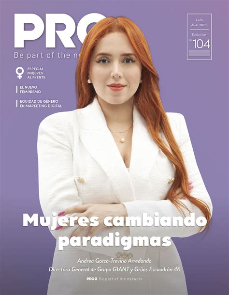 Mujeres Rompiendo Paradigmas Revista Pro Le N