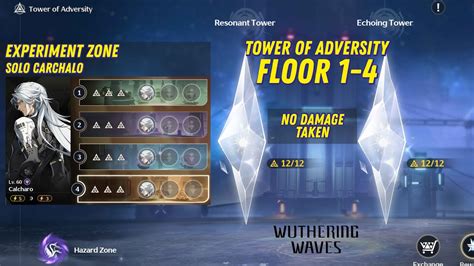 Tower Of Adversity Solo Calcharo Experiment Zone Floor 1 4