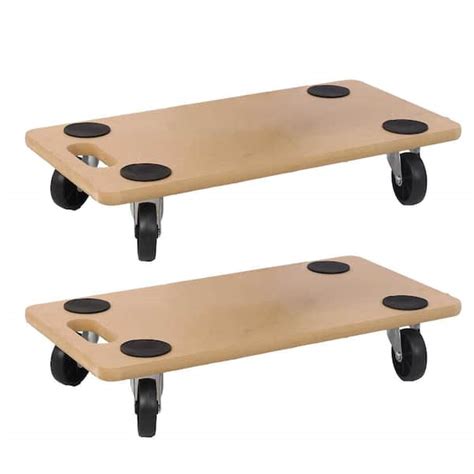 Kahomvis Lbs Capacity Heavy Duty Wood Rolling Mover Furniture