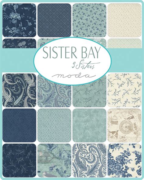 Moda Sister Bay Jelly Roll By Sisters Jr Emerald City Fabrics