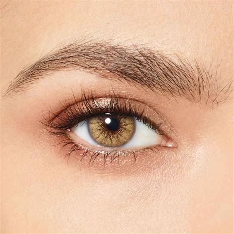 Caramel Brown Color Contact Lenses Desiolens