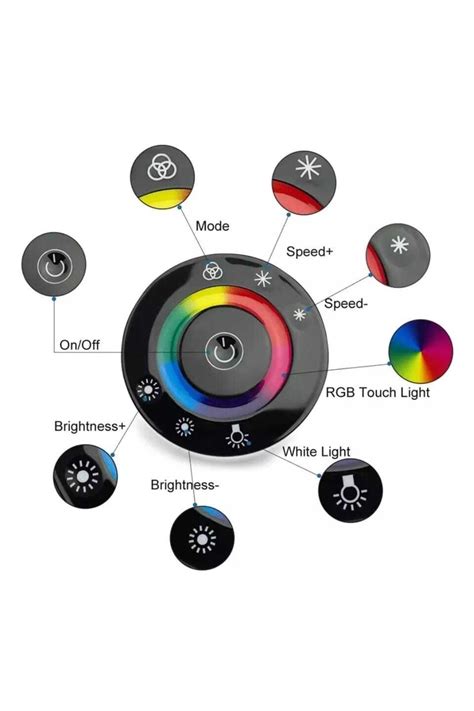 Tawitec Rgb Led Dokunmatik Touch Rf Kumanda Kontrol Paneli V