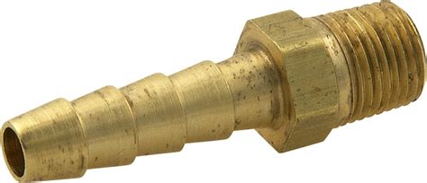 Plumbshop Brass Hose Barb Adapter 1 8 In Mip X 1 4 In Id Canadian Tire