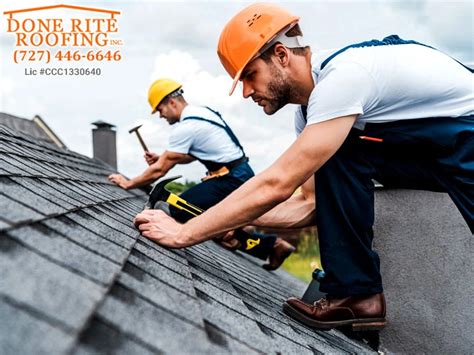 Schedule Your Roof Repair Or Installation Now Done Rite Roofing