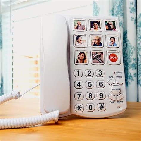 Dododuck Corded Big Button Phone for Seniors, Extra Loud Ringer ...