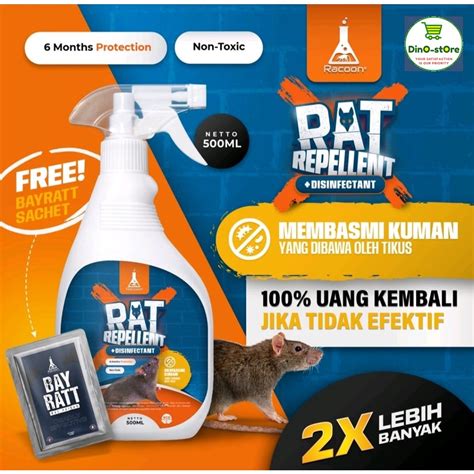 Jual Rat Repellent Obat Alat Cairan Semprotan Pengusir Anti Tikus