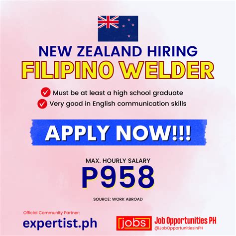 Job Opportunities For Welder In New Zealand Philippine Go