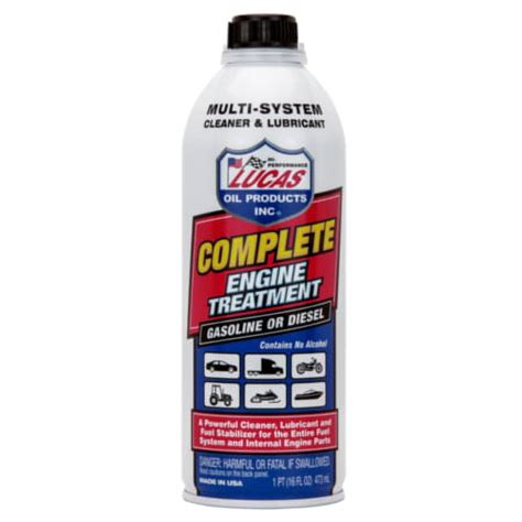 Lucas Oil Multi System Complete Fuel System Cleaner Automotive