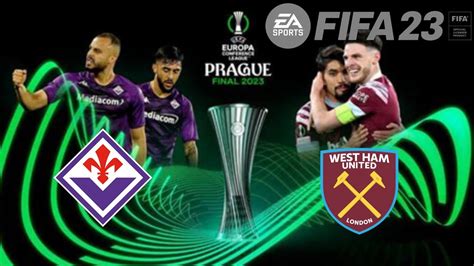 FIORENTINA VS WEST HAM FINAL DA LIGA CONFERÊNCIA NO FIFA 23 YouTube