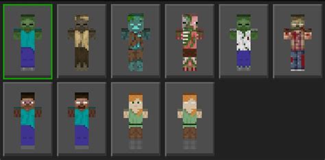 Zombies Skin Pack Mcpe Addons Minecraft Pe Addons Mods Maps