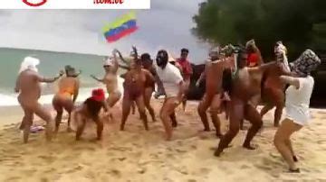 Naked Venezuelan Beach Party Porn