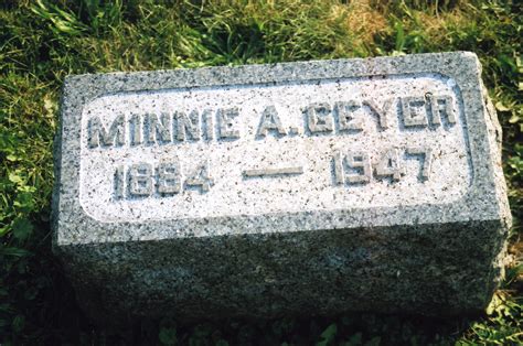 Minnie Ada Geyer 1884 1947 Memorial Find A Grave