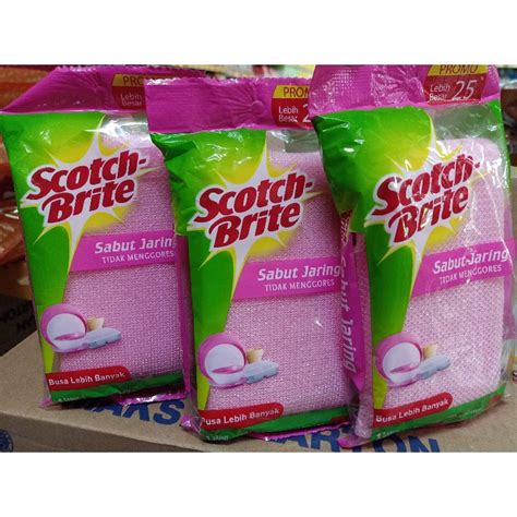 Jual Spon Cuci Piring Scotch Brite Sabut Jaring Id60 Shopee Indonesia