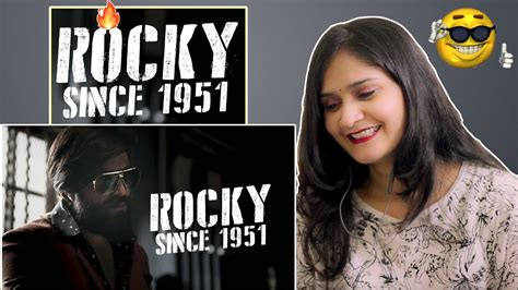 Rocky Since 1951 KGF KGF Rocky 1951 Yash Reaction Prashanth