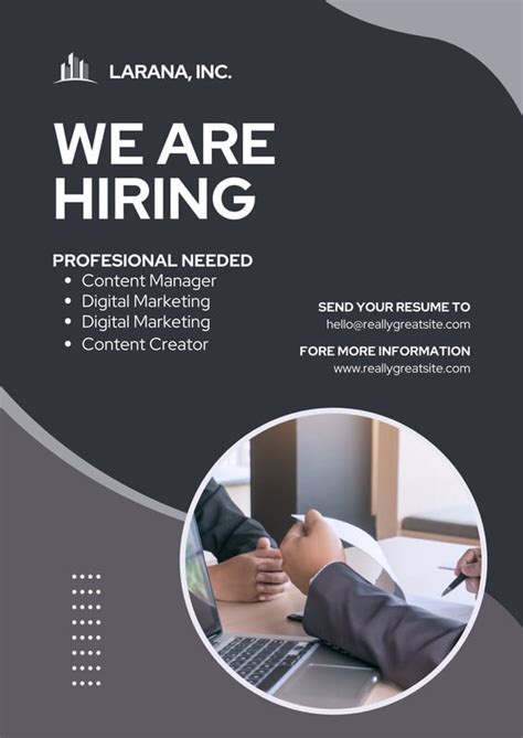 Free Hiring Flyer Templates You Can Edit And Print Canva