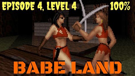 Duke Nukem 3d 100 Walkthrough E4l4 Babe Land Youtube