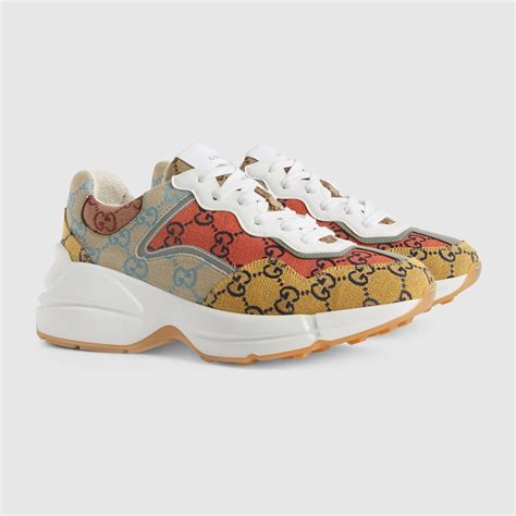 Zapatilla Rhyton GG Multicolor Para Mujer En Lona Multicolor GUCCI ES