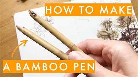 How To Make A Bamboo Pen For Sketching Julia Bausenhardt