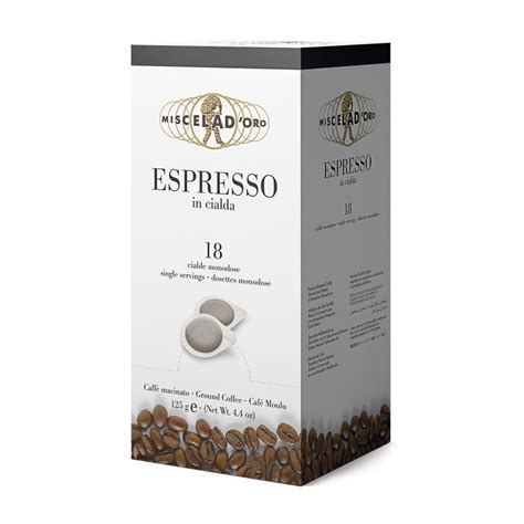 Miscela D Oro Espresso Espresso Pods 18 Pcs Crema