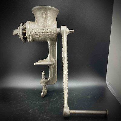 Universal No 1 Hand Crank Meat Grinder By LF C New Britain CONN USA