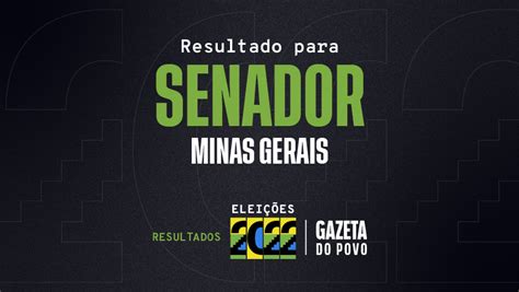 Resultado das eleições para senador em Minas Gerais MG