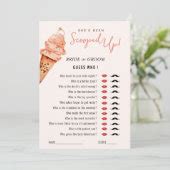 Ice Cream Scooped Up Guess Who Bridal Shower Game Invitation Zazzle