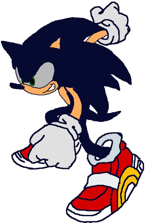 Pixilart Dark Sonic By Sonic Gamer