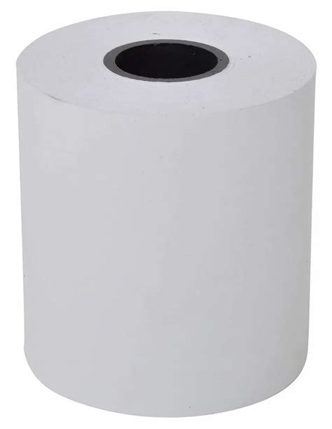 Plain White Gsm Thermal Paper Roll For Billing Machine At Rs