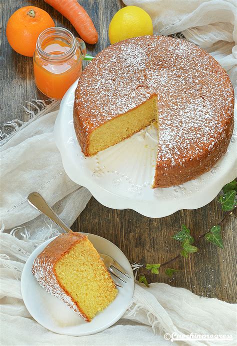 Torta Al Succo Di Arancia Carota E Limone Soffice E Leggera