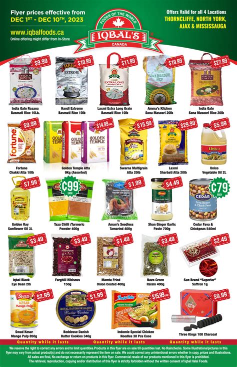 Iqbal Foods Flyer December 1 To 10