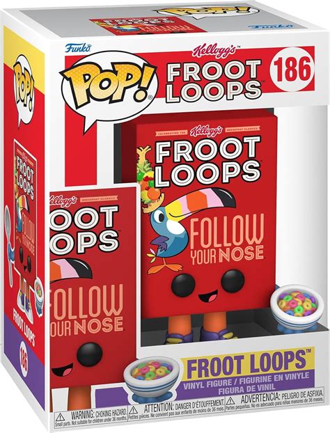 Vinyl Kelloggs Froot Loops Cereal Box