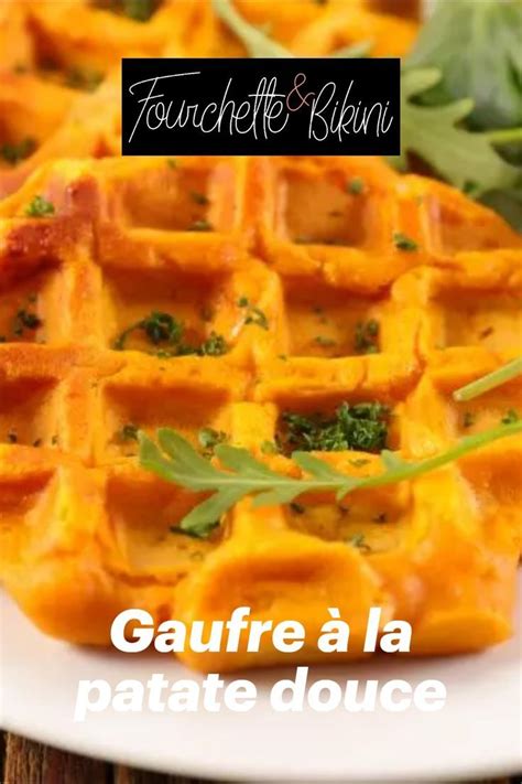 Recette De Gaufre La Patate Douce Recette Recette Gaufre Recette