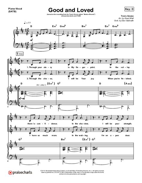 Good Loved Sheet Music Pdf Travis Greene Steffany Gretzinger